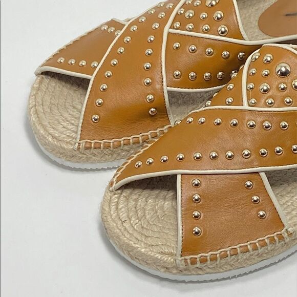See by Chloe Pia Studded Slide Espadrille Sandals size 40 - Picture 3 of 9